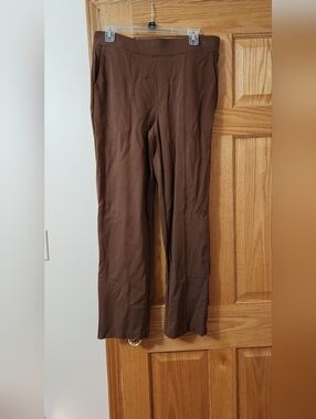 Brown Men’s Straight-Leg Pants